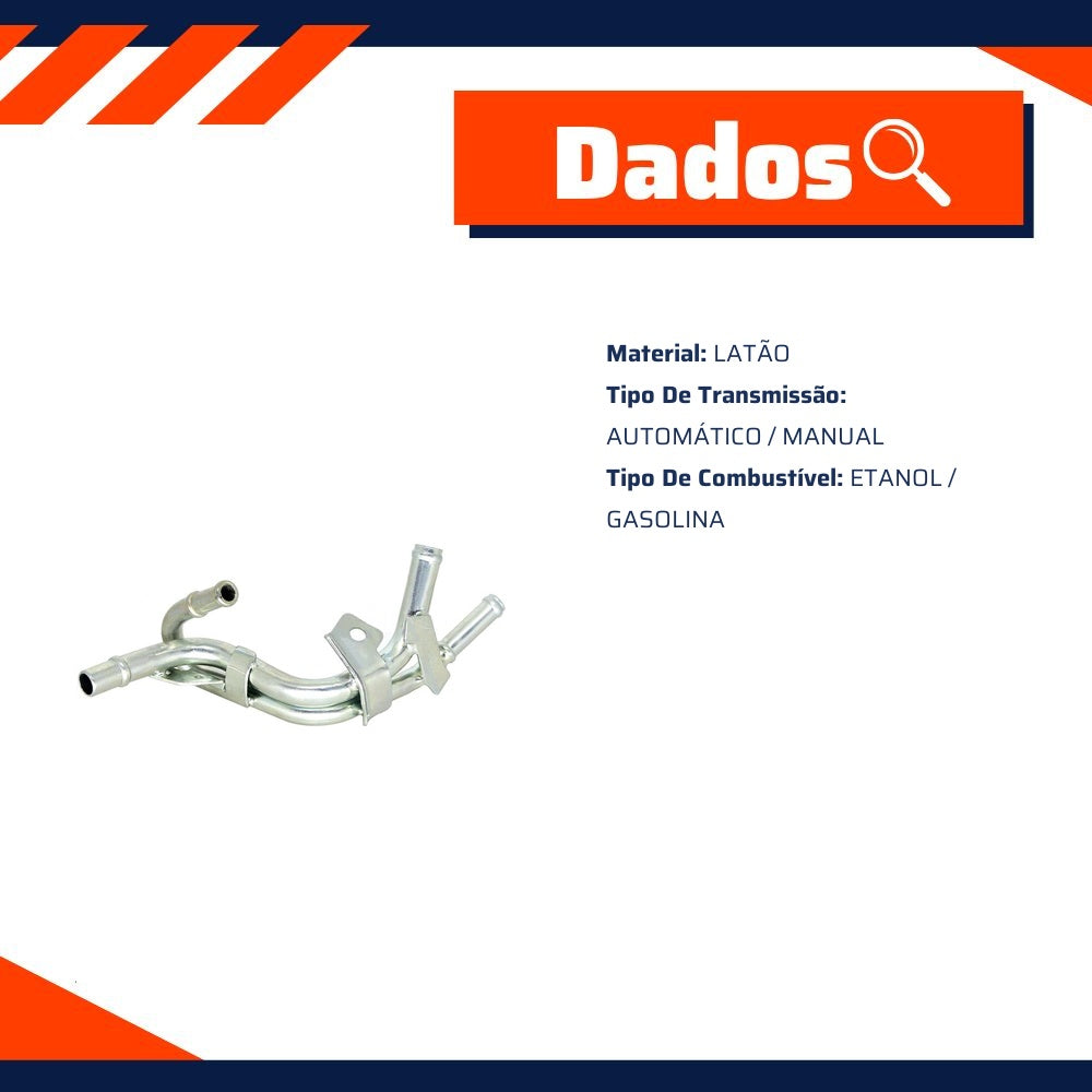 Tubo de Arrefecimento do Motor - Valclei - VC-682.L - (2)