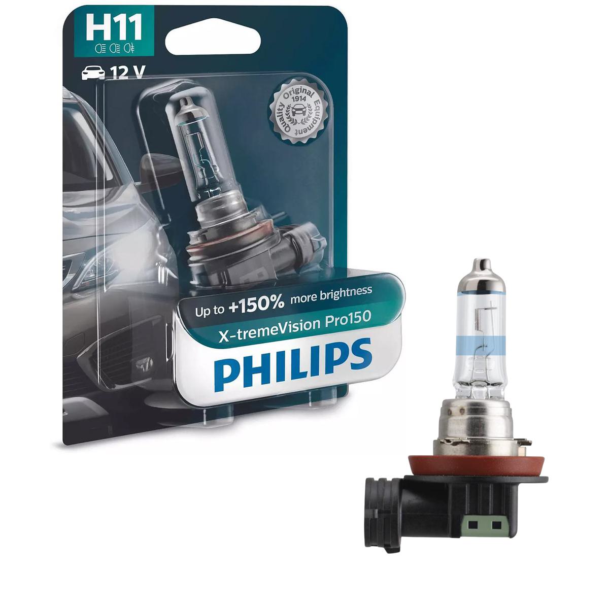 Lâmpada H11 55W X-Themevision Pro 150 - Philips - 12362XVPB1 - (1)