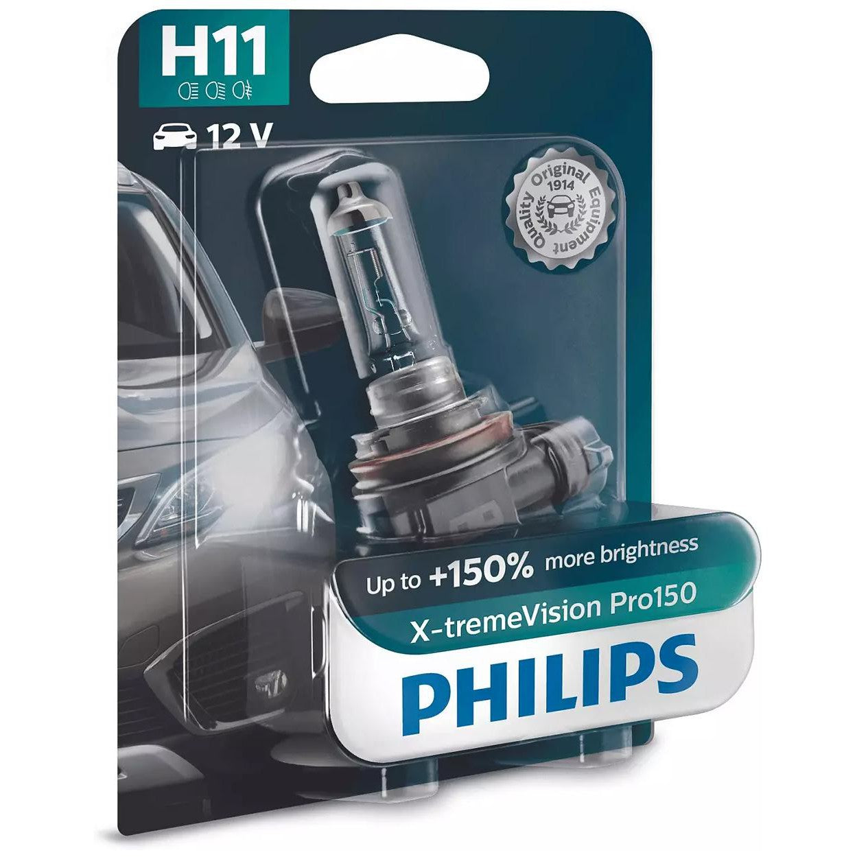 Lâmpada H11 55W X-Themevision Pro 150 - Philips - 12362XVPB1 - (4)