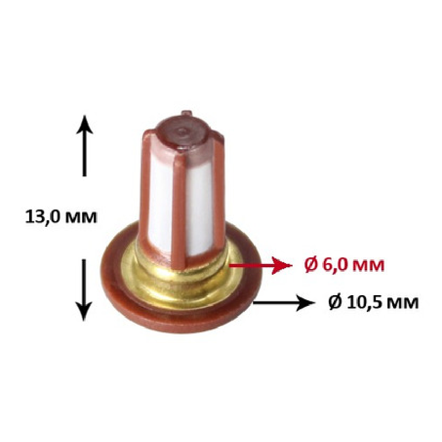 Kit de Filtro para Bico Injetor - DS - 1255 - (2)