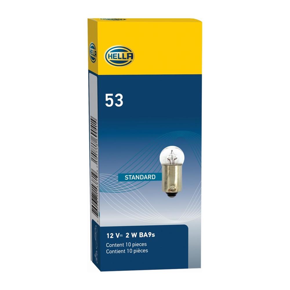 Lâmpada 12V 2W BA9S - Hella - 53 - (2)