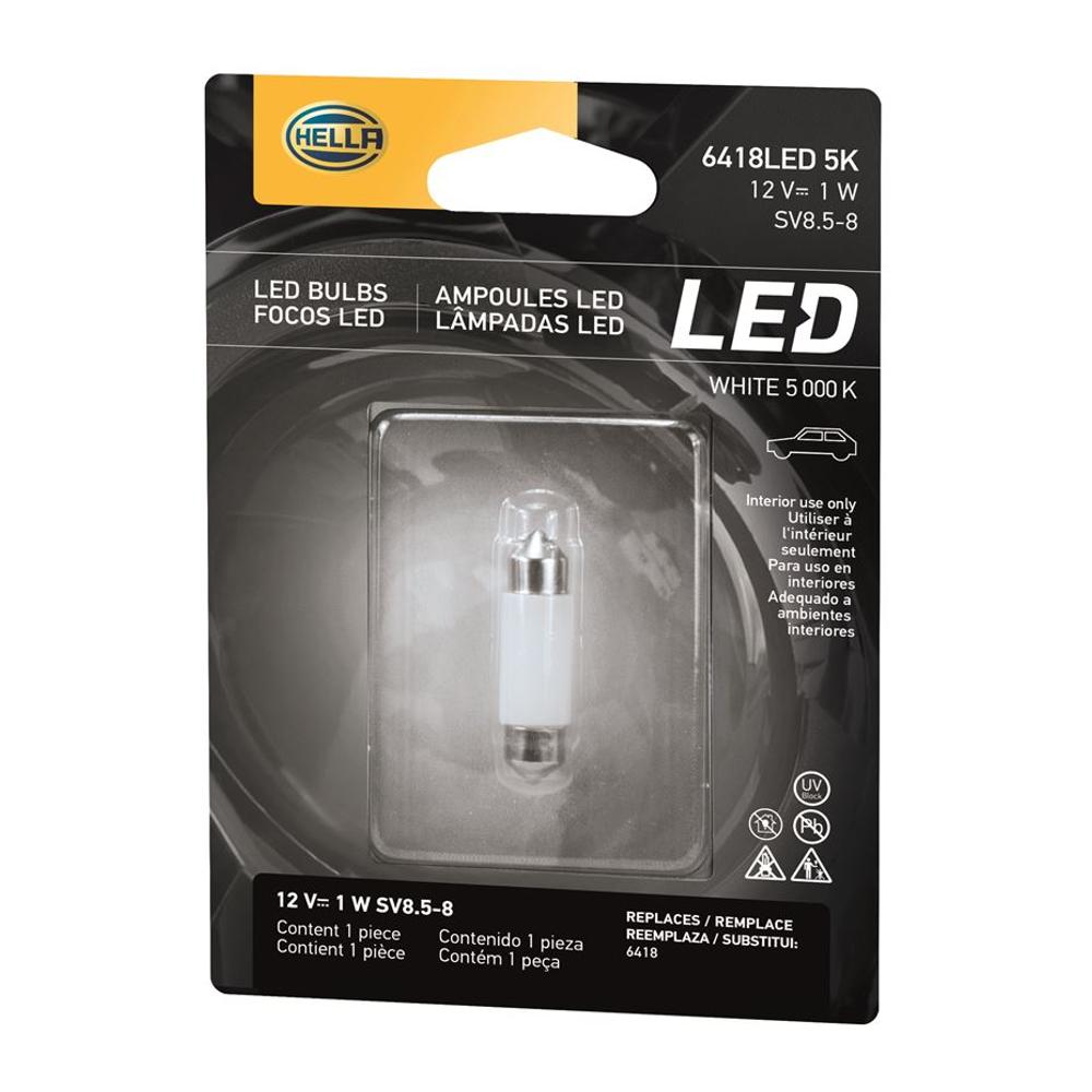 Lâmpada SV8.5-8 1W 12V - Hella - 6418LED5K - (1)