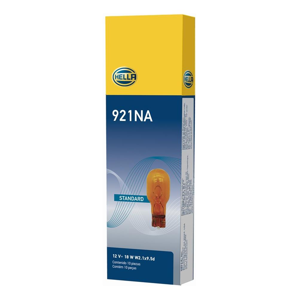 Lâmpada 12V 18/2.1W Base W2.1X9.5D - Hella - 921NA - (2)
