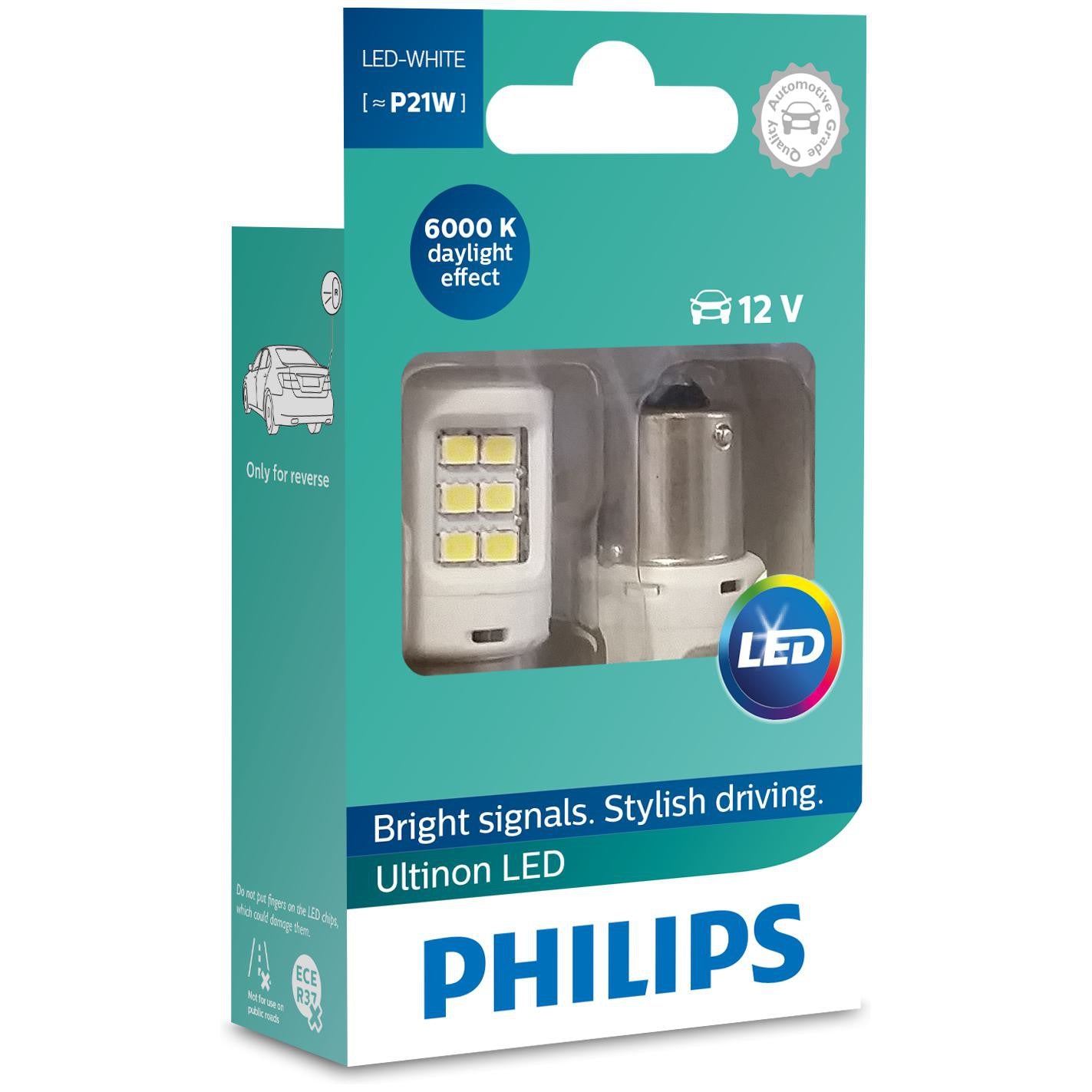 Lâmpada LED P21W 1,95W 12V Branca - Philips - 11498ULWX2 - (4)