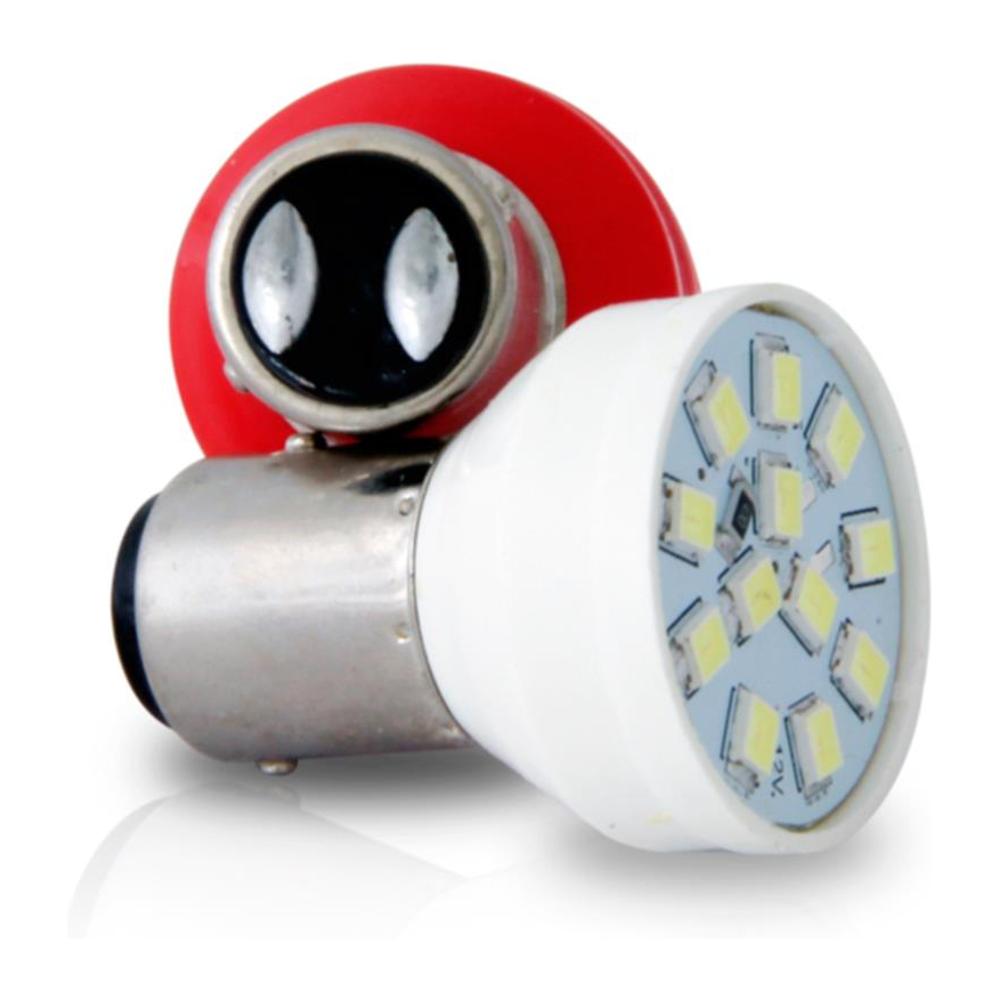 Lâmpadas LED 12V 3,5W Bay15D Amarela - Autopoli - AP197 - (1)