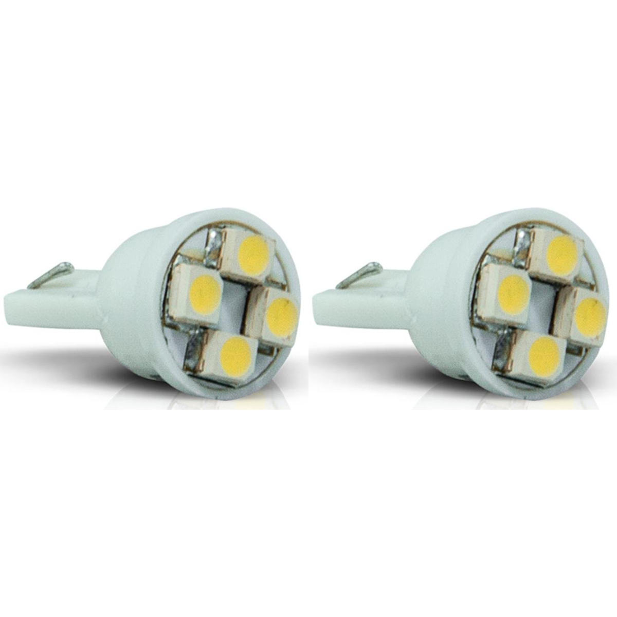 Lâmpada LED Branca 12V 1,8W Esmagada - Autopoli - AP387 - (1)