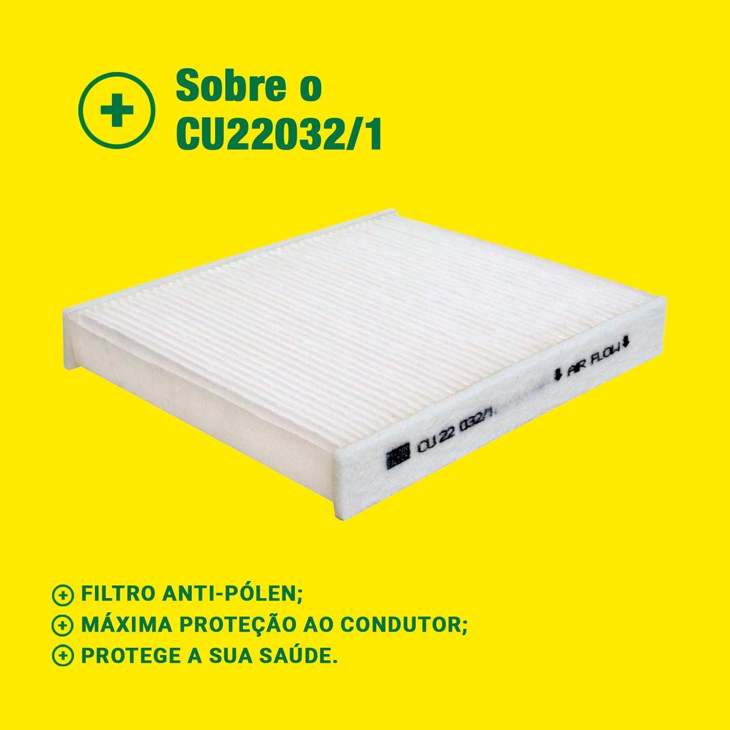 Filtro de Ar Condicionado Cabine - Mann-Filter - CU22032/1 - (3)