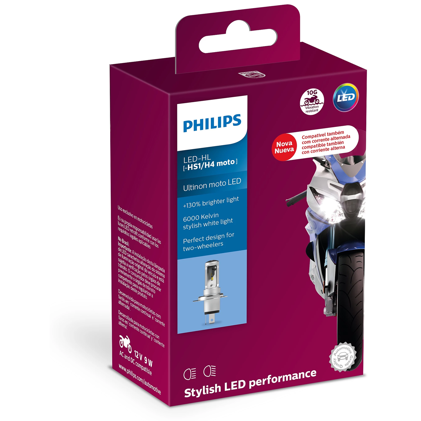 Lampada Farol Philips H4 Led Ultinon - Philips - 11458UMWX1 - (7)