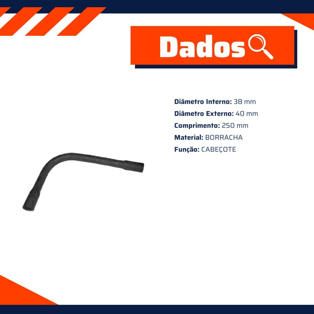 Mangueira do Cabeçote para Volkswagen Gol e Passat - Jahu - 15298-6 - (2)