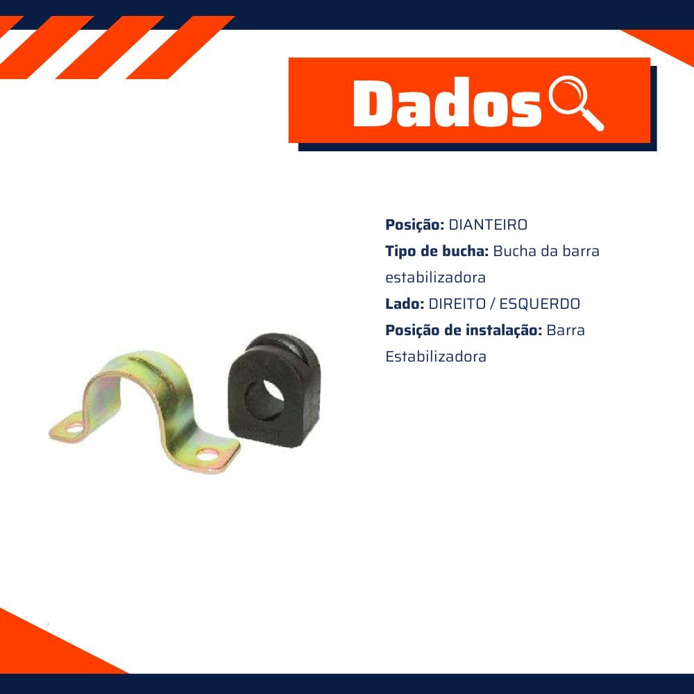Kit da Barra Estabilizadora Dianteira - Jahu - 10387-2 - (2)
