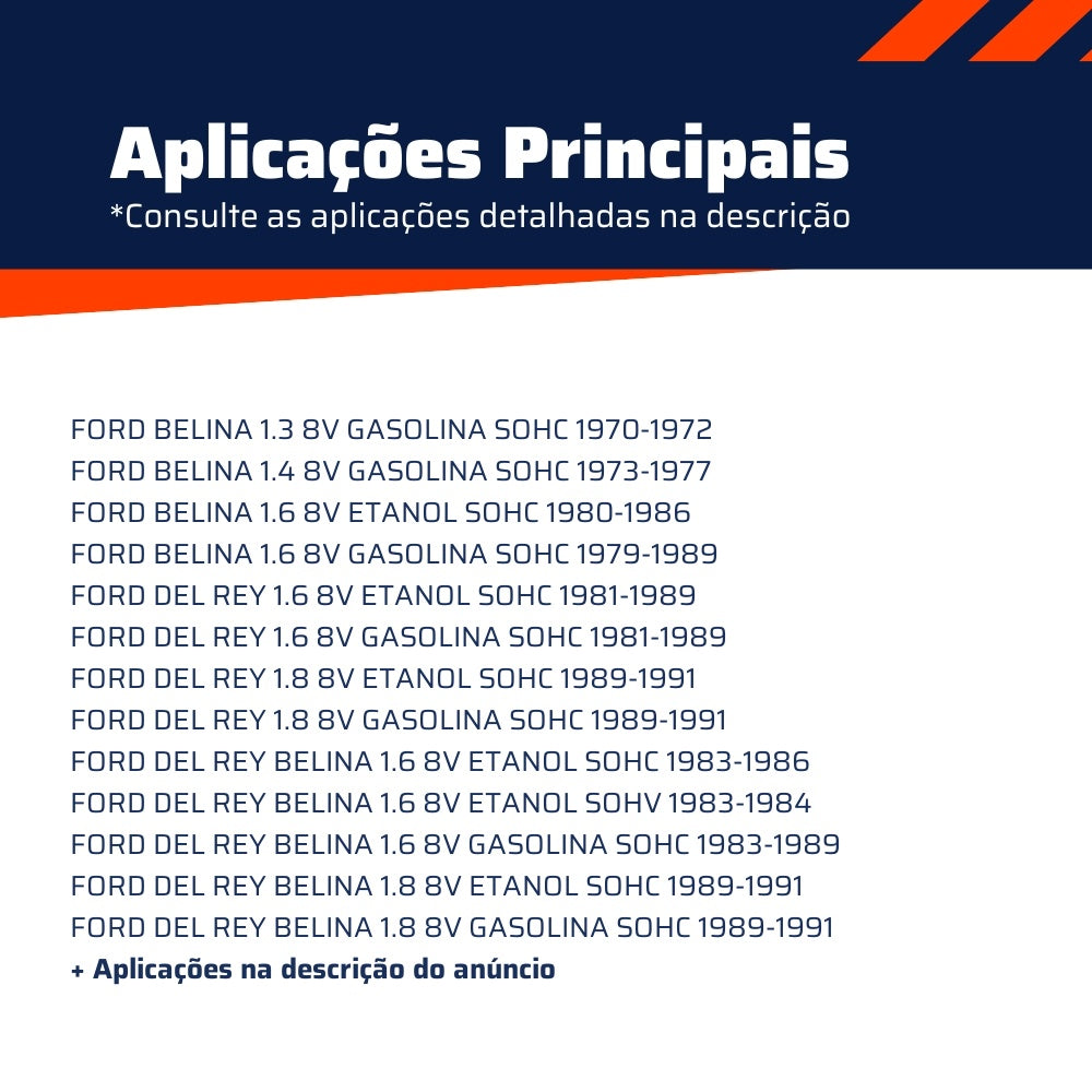 Kit de Reparo do Carburador BROSOL 2/7 - Vogel - 21174 - (3)