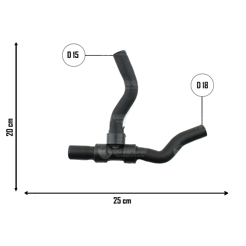 Mangueira de Ar do Motor - Cauplas - 4920 - (2)