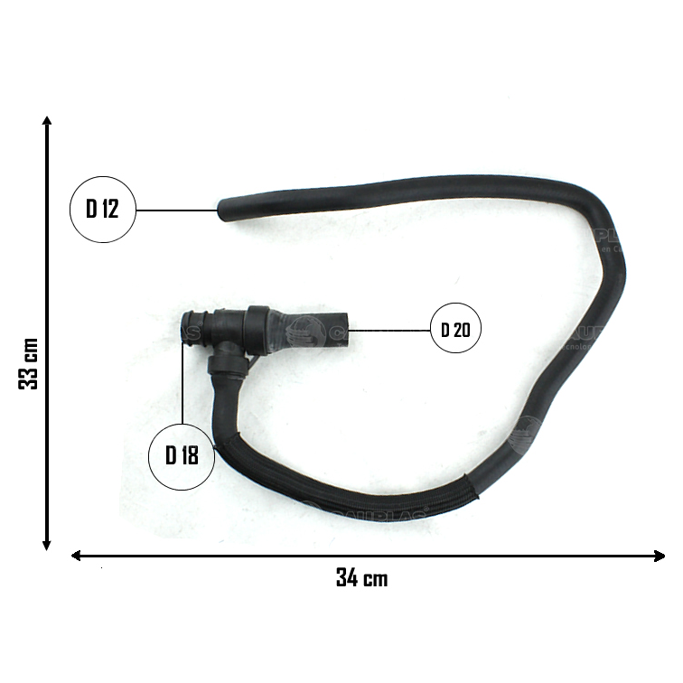 Mangueira de Ar do Motor - Cauplas - 6824 - (2)