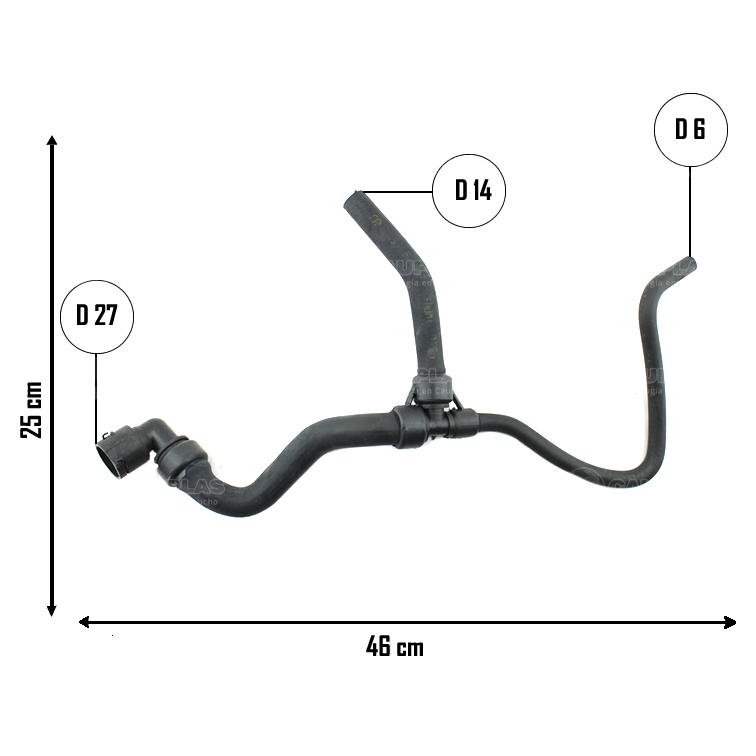 Mangueira de Ar do Motor - Cauplas - 905555 - (2)