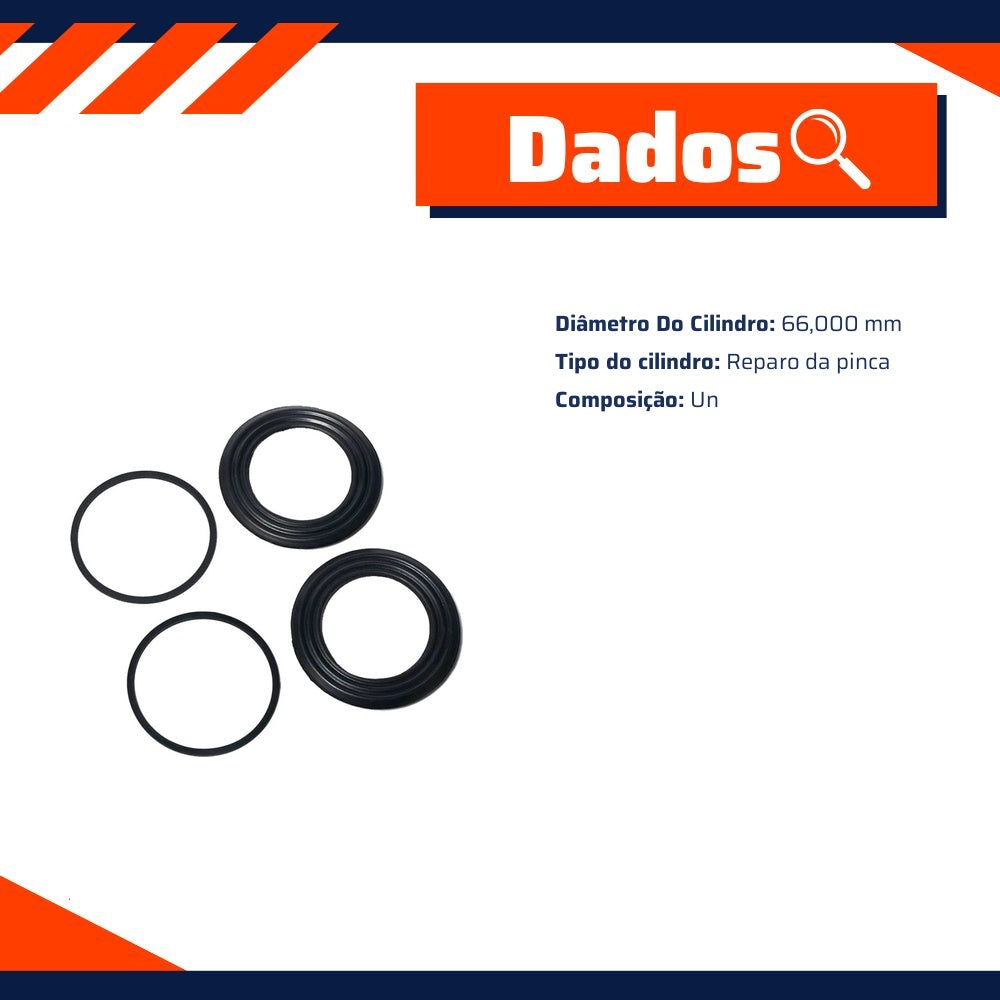 Reparo do Pistão da Pinça de Freio para Ford Maverick - Controil - C-1503 - (2)
