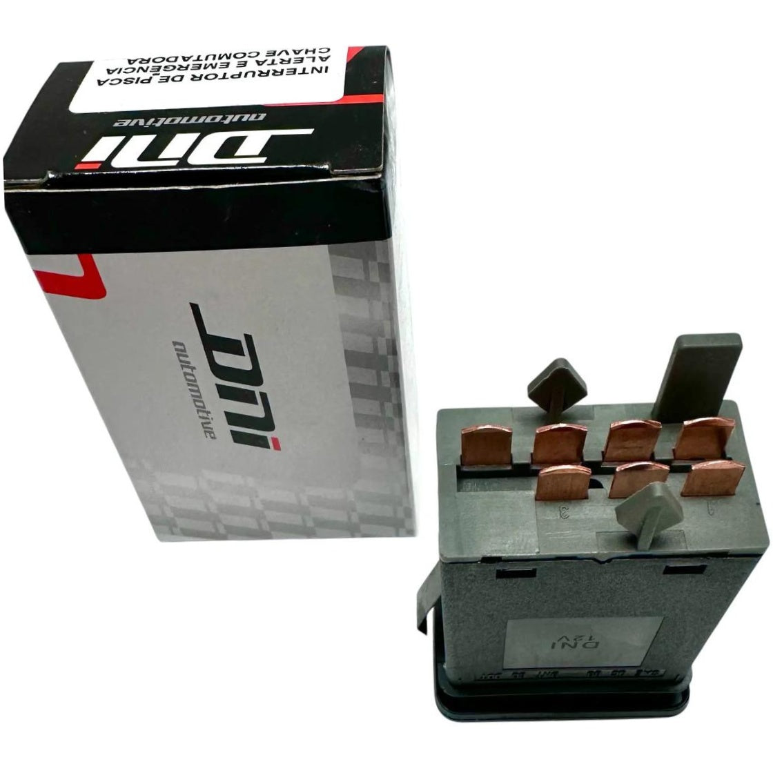 Interruptor Pisca Alerta 7 Terminais Chave Comutadora para Volkswagen Bora e Golf - DNI - DNI 2113 - (2)