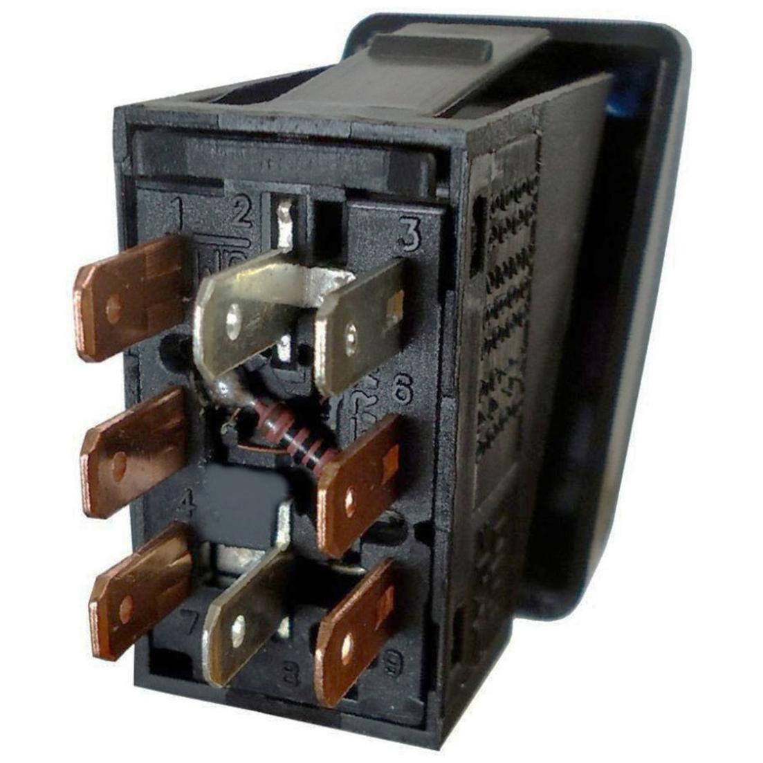 Interruptor de Luz de Emergência Botão do Pisca Alerta - DNI - 2183 - (2)