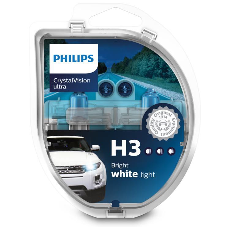 Par Lâmpada do Farol Baixo PK22S H3 - Philips - 12336CVUSM - (5)