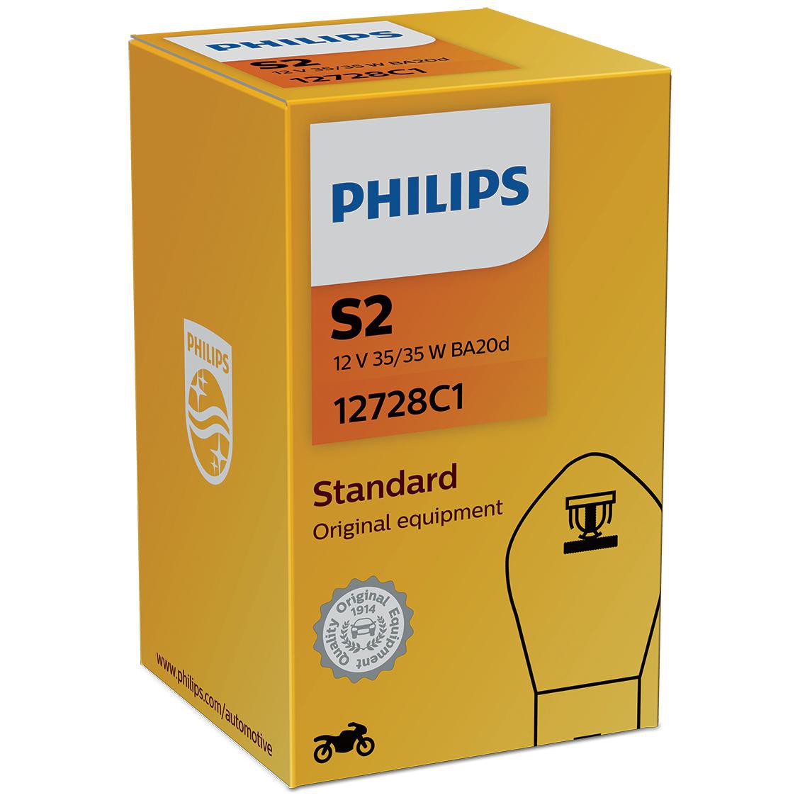 Lâmpada do Farol Baixo Potência 35/35W - Philips - 12728C1 - (4)