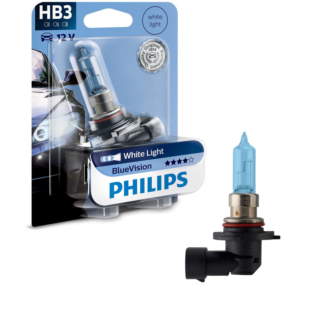 Lâmpada do Farol Baixo HB3 60W 12V P20D - Philips - 9005BVB1 - (1)