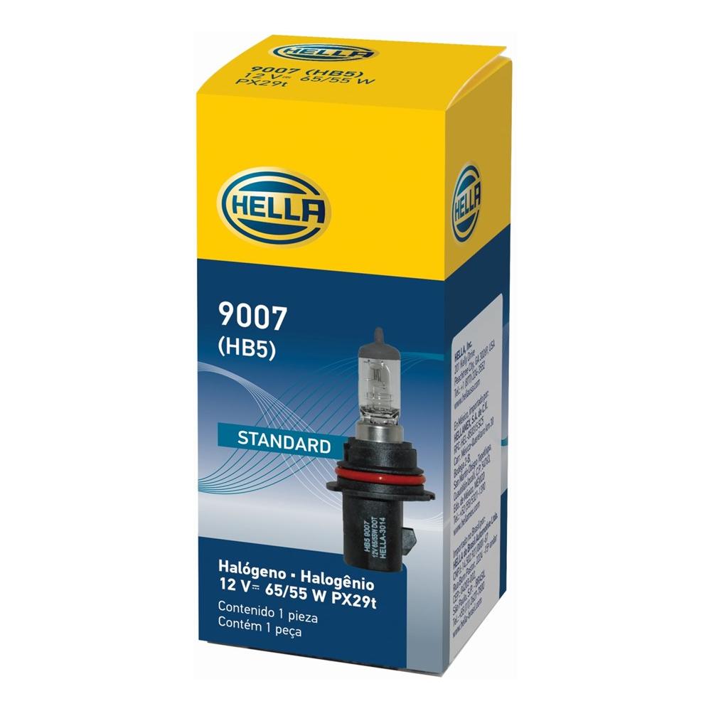 Lâmpada Farol Baixo Halogena 65/55W 12V PX29T - Hella - 9007 - (2)