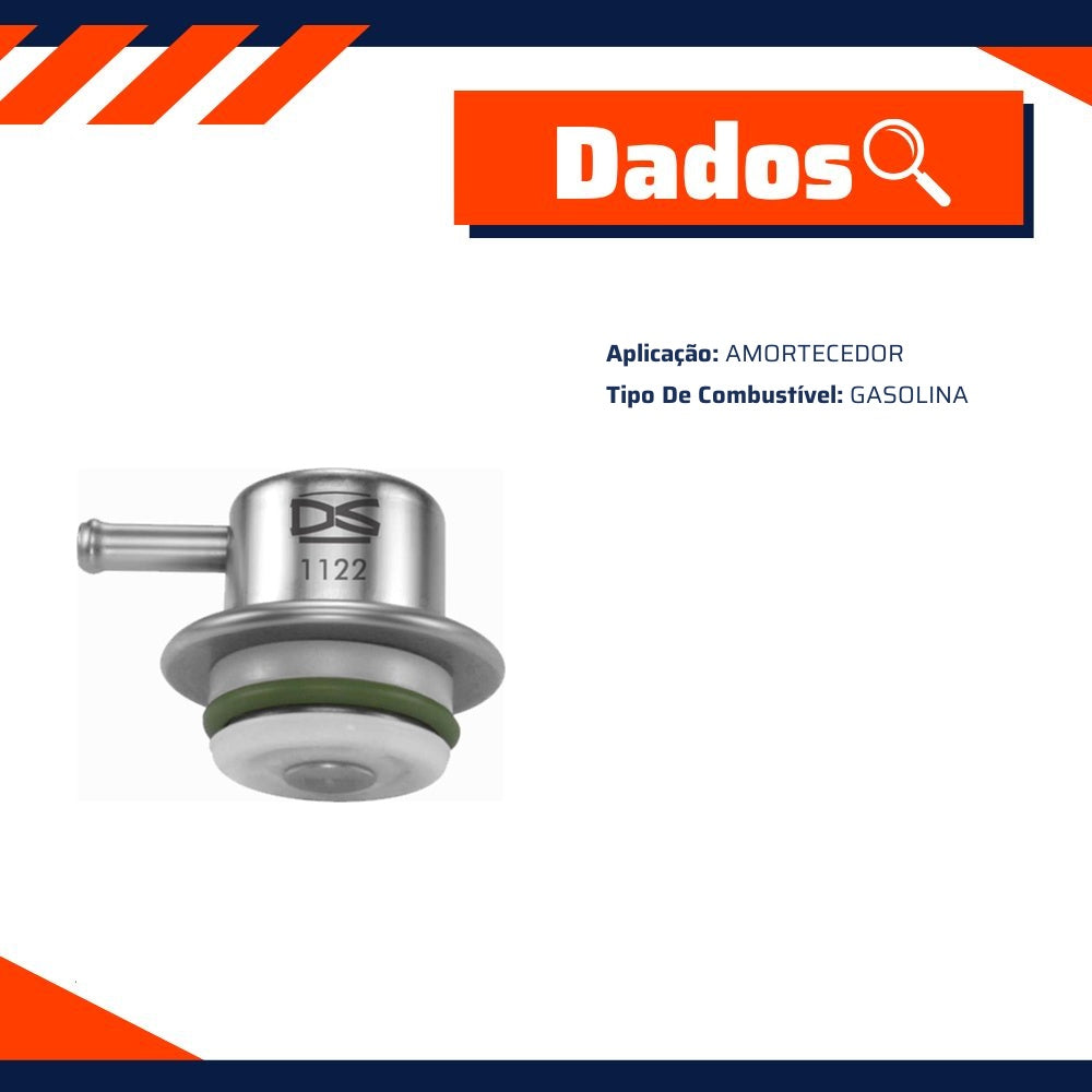 Regulador de Pressão de Combustível para Ford Ecosport e Mondeo - DS - 1122 - (2)