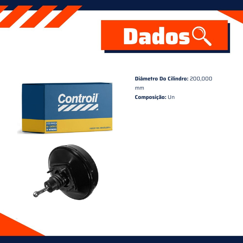 Servo Freio para Fiat Fiorino e Uno - Controil - C-5629 - (2)
