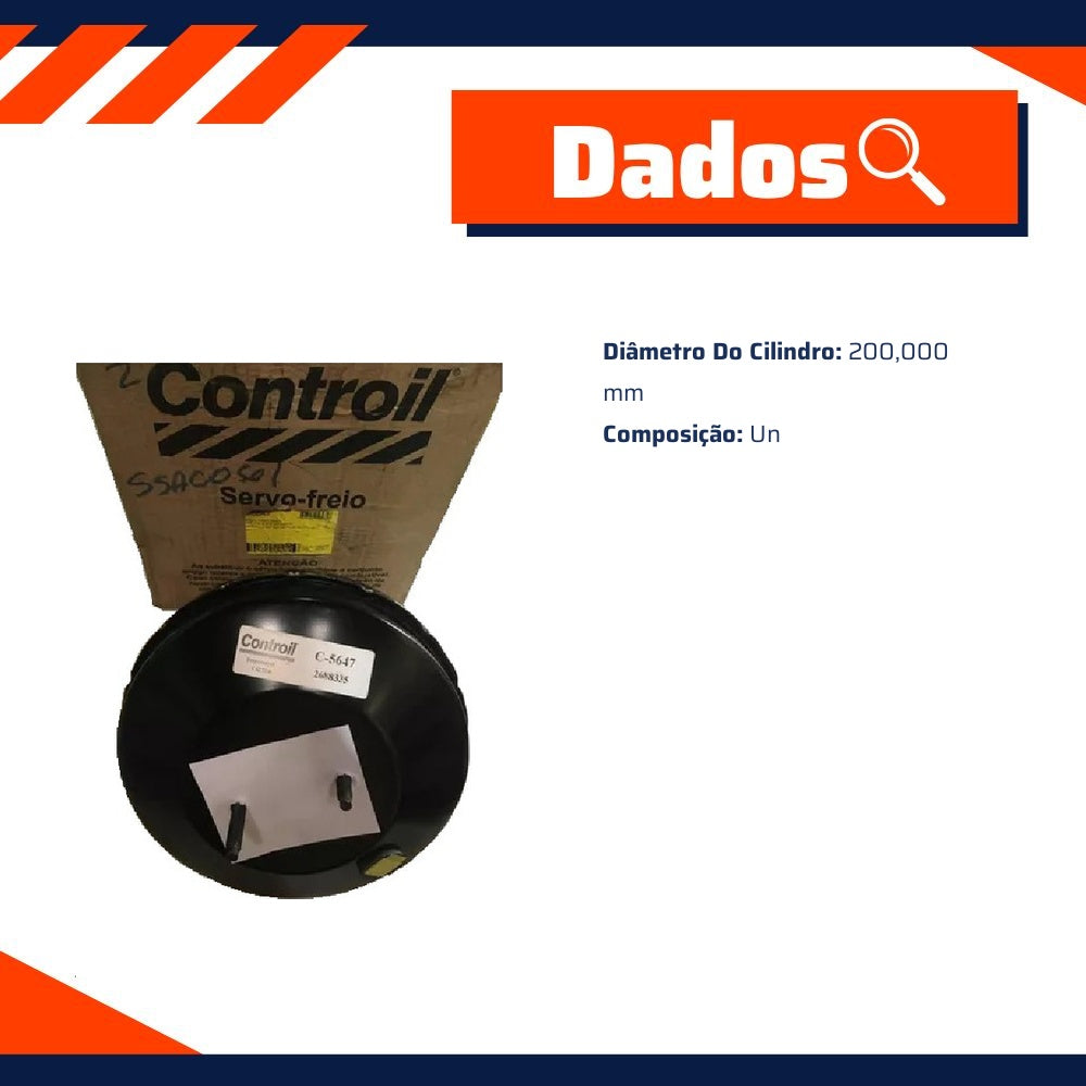 Servo Freio para Chevrolet Corsa Sedan e Corsa Wagon - Controil - C-5647 - (2)