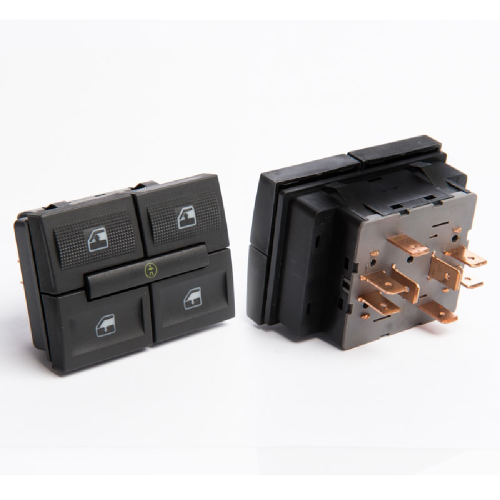 Interruptor Vidro Elétrico Duplo Diant - Kostal - 3105010 - (1)