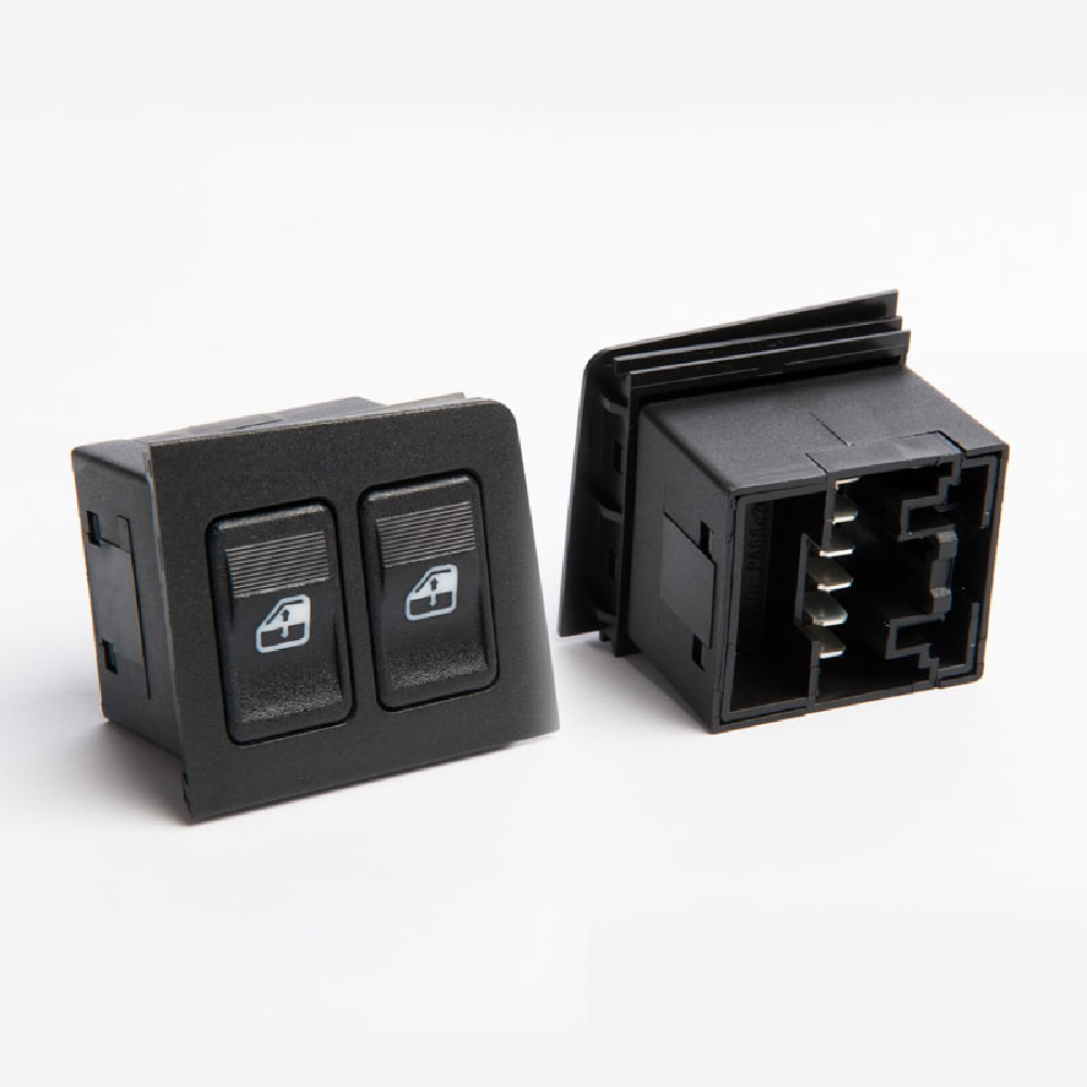 Interruptor Vidro Duplo Dianteiro Esq - Kostal - 3165505 - (1)