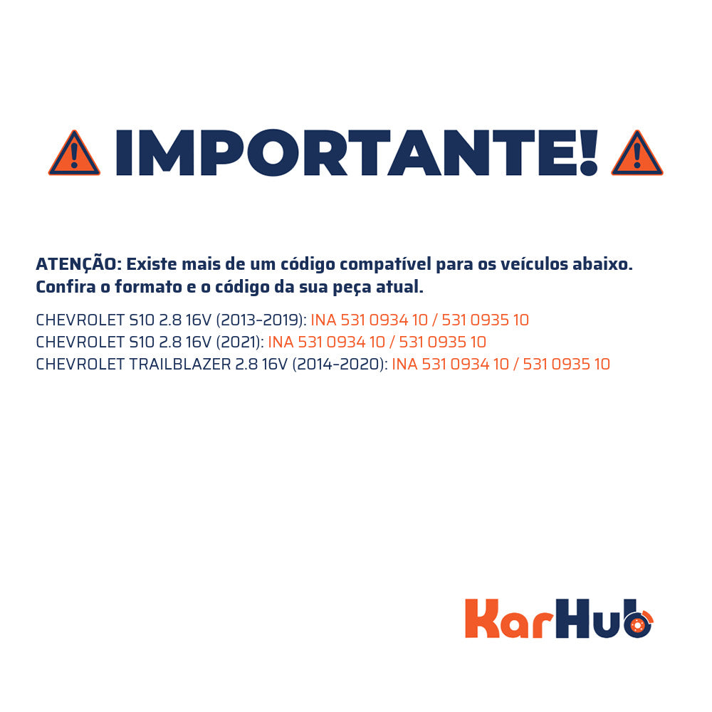 Polia Tensora com Regulagem - INA - 531 0934 10 - (2)