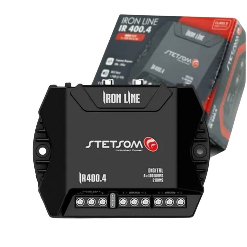 Amplificador de Som 4 Canais Preto 200 Wrms - Stetsom - IR400.4 - (1)