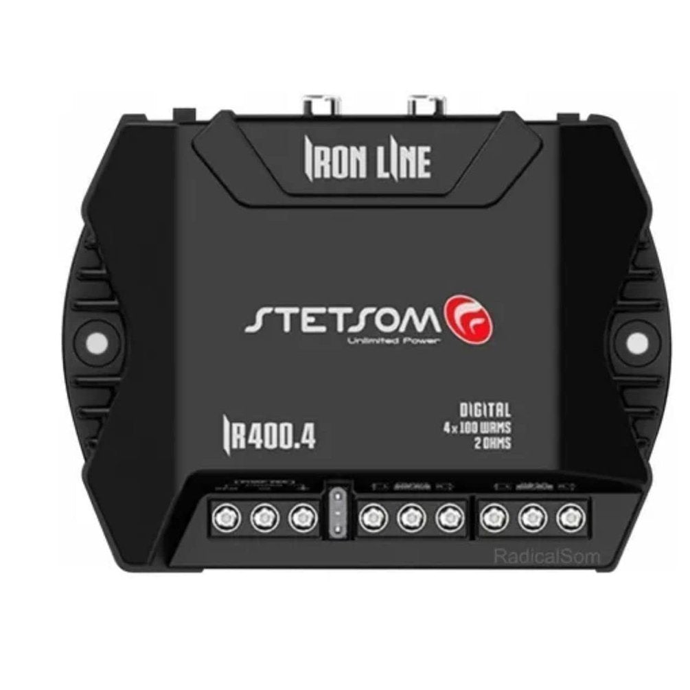 Amplificador de Som 4 Canais Preto 200 Wrms - Stetsom - IR400.4 - (2)
