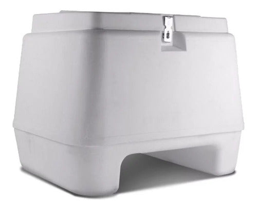 Baú Moto Plástico Branco 80 L - Pro Tork - BP-05BC - (1)