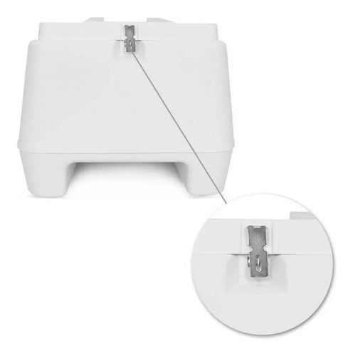 Baú Moto Plástico Branco 80 L - Pro Tork - BP-05BC - (2)