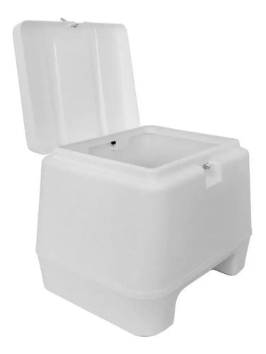 Baú Moto Plástico Branco 80 L - Pro Tork - BP-05BC - (4)