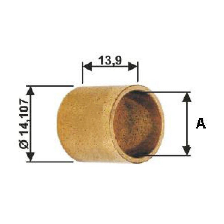 Bucha para Motor de Partida 10 Unidades - Unifap - BC1-0028-00 - (1)