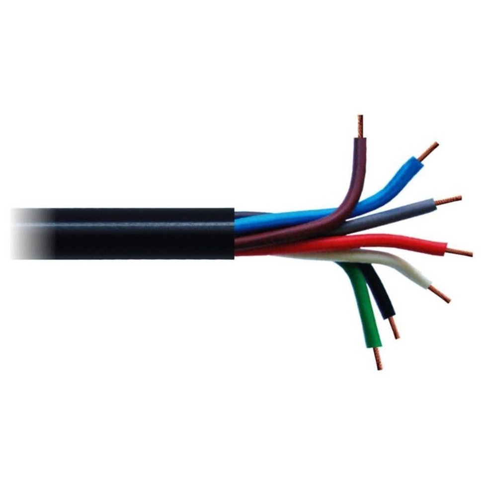 Cabo PP 7 Vias para Instalação Automotiva Rolo com 25 Metros - DNI - HFXPP715 - (1)