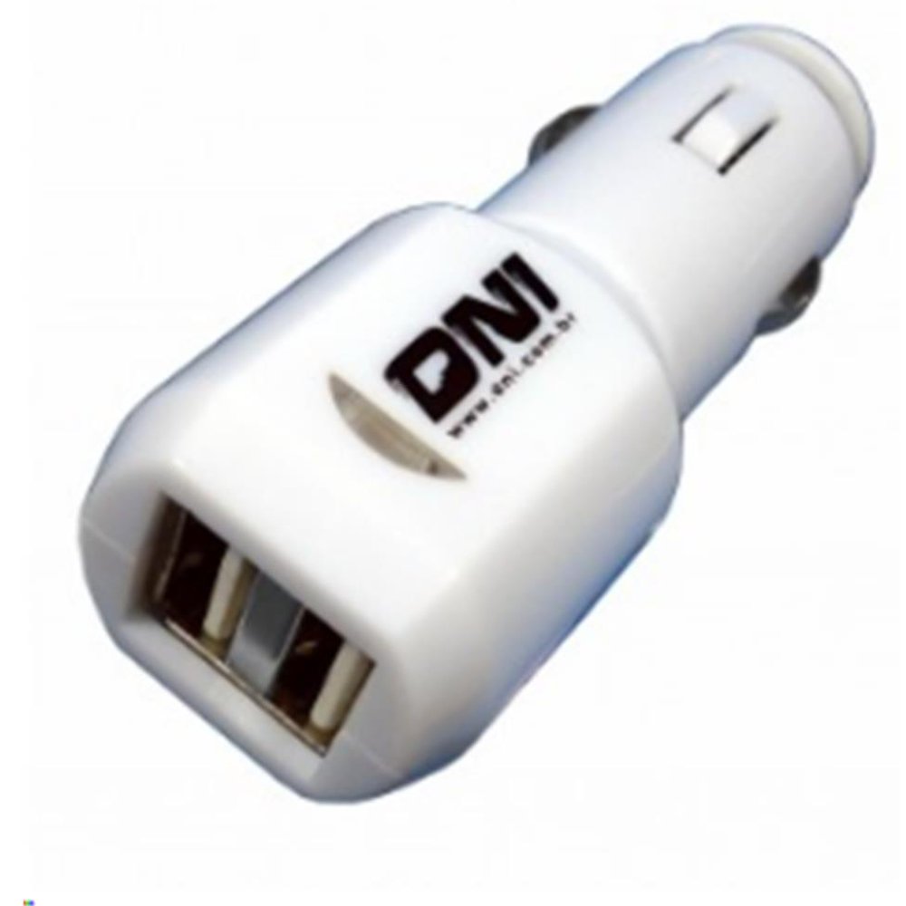 Carregador Automotivo Universal 2 Portas USB 12V 24V - DNI - 0585 - (1)