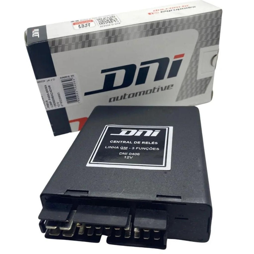 Relé 3 Funções Pisca, Desembaçador, Limpador para-brisa - DNI - 0406 - (1)