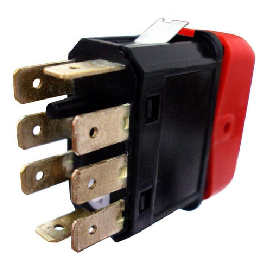 Interruptor Botão do Pisca Alerta 8 Terminais 24V - DNI - 2101 - (2)