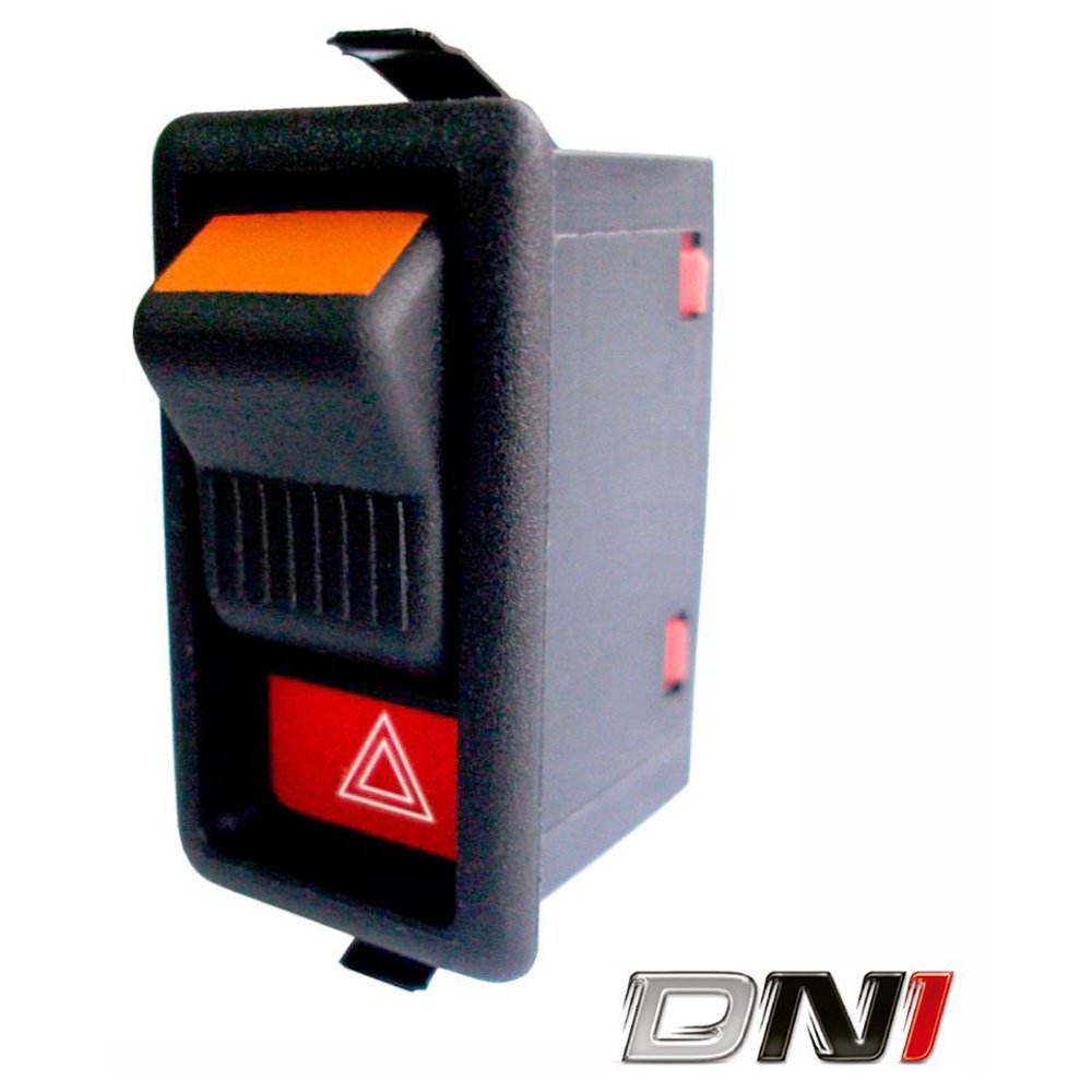 Interruptor Botão do Pisca Alerta Emergência - DNI - 2166 - (1)