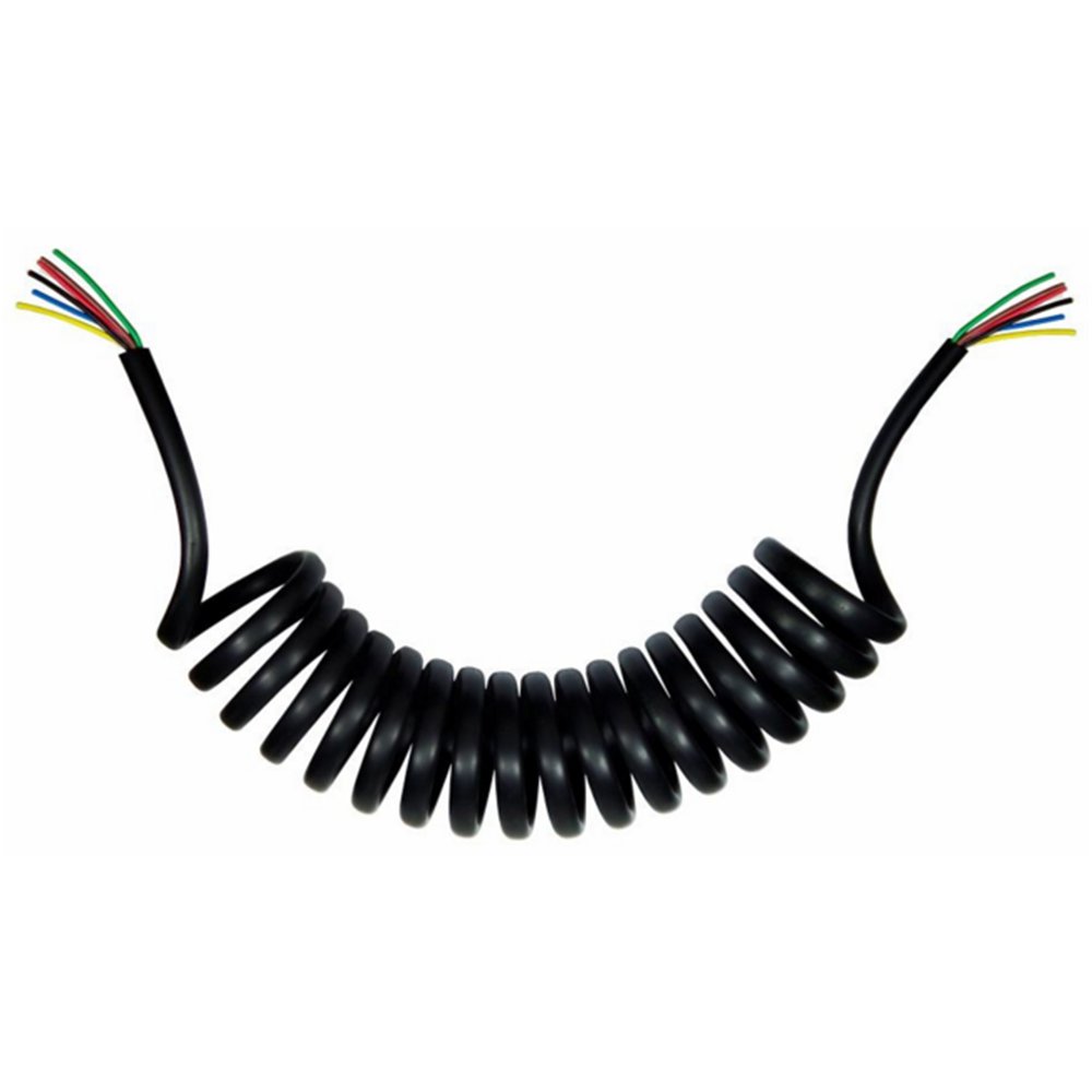 Chicote Elétrico Espiral 7 Fios 6,50 Metros para Engate - DNI - 8306 - (1)