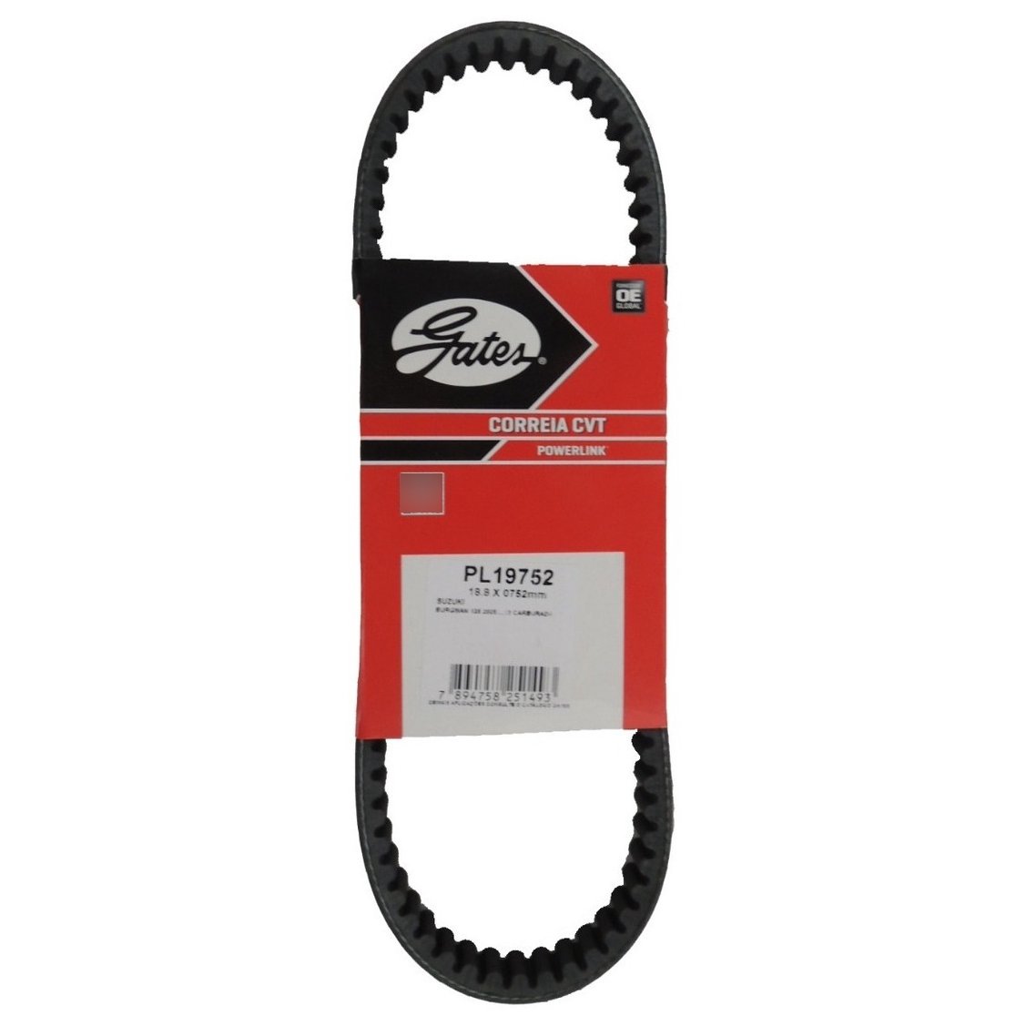 Correia de Transmissão CVT Powerlink 752mm 19mm - Gates - PL19752 - (1)
