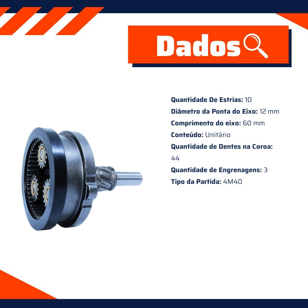 Planetária para Motor de Partida - Unifap - 15.105 - (3)