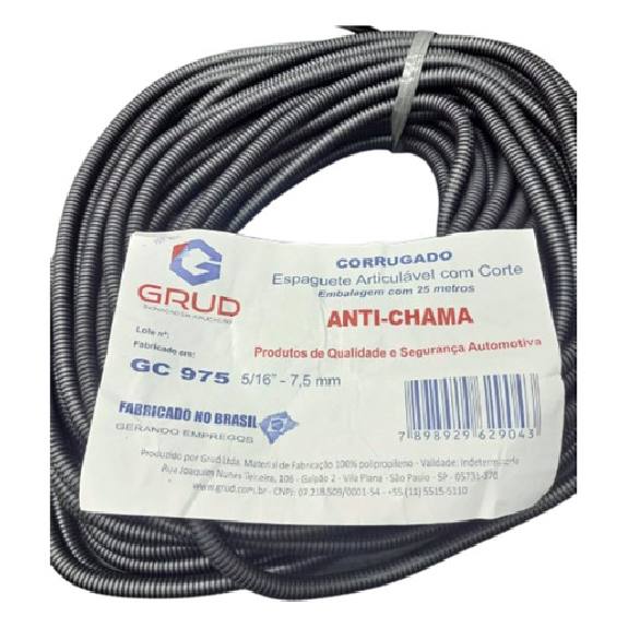 Espaguete Corrugado PVC - Grud - GC 975 - (1)