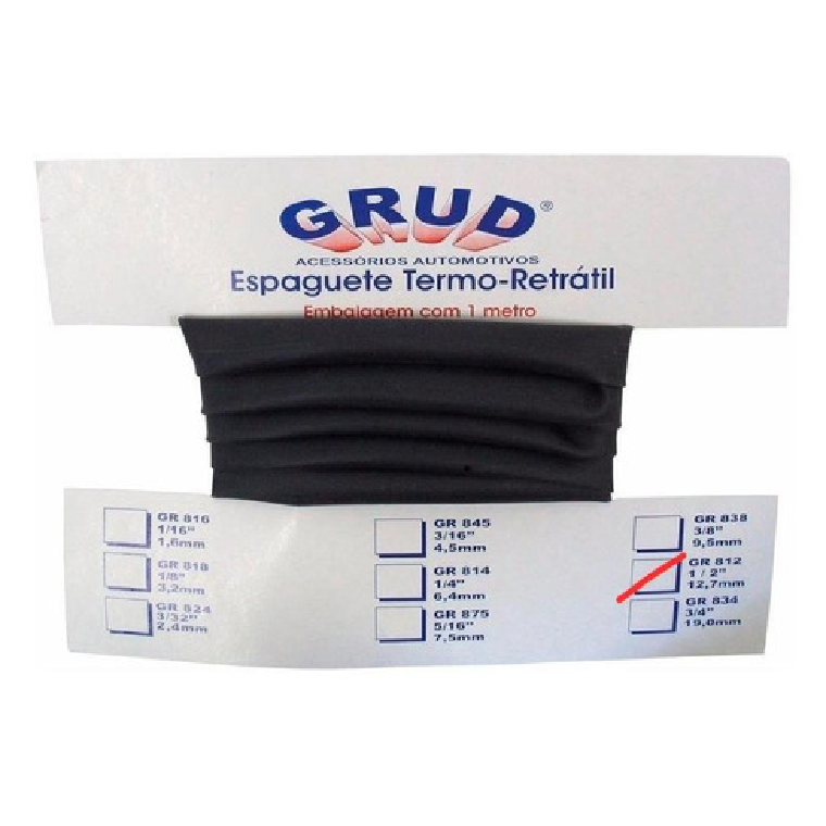 Espaguete Termo retratil - Grud - GR 812 - (1)