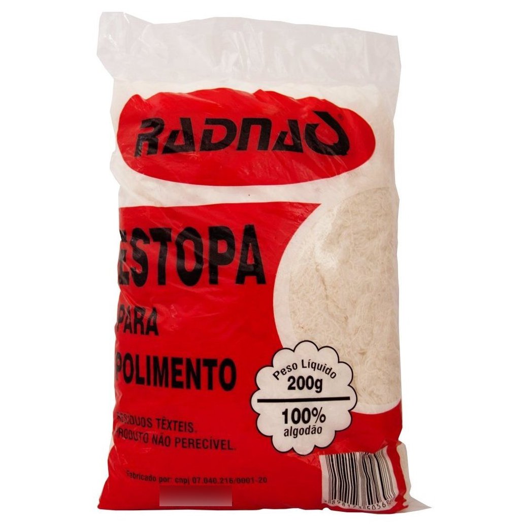 Estopa de Algodão para Polimento 200g - Radnaq - 5076 - (1)