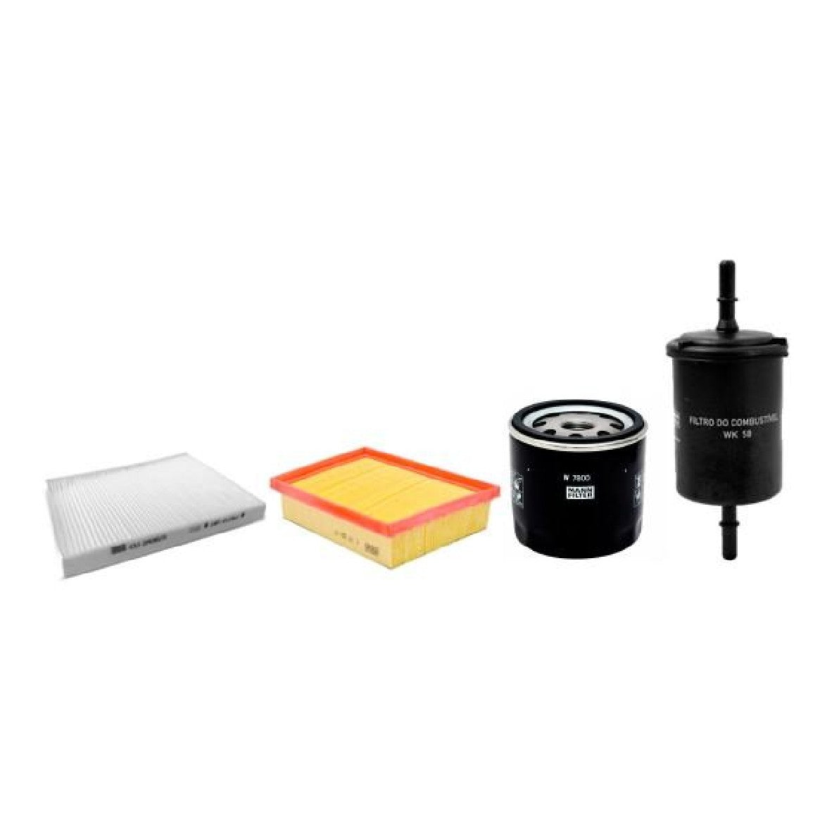 Kit de Filtros Ar Cabine Combustível Óleo - Mann-Filter - SP11062-4 - (1)