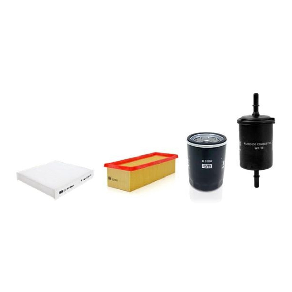 Kit de Filtros Ar Cabine Combustível Óleo - Mann-Filter - SP11067-4 - (1)